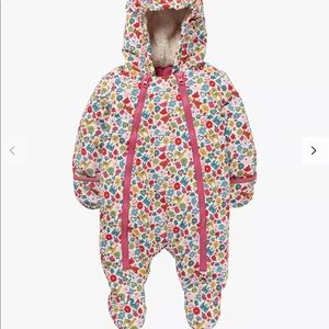 Mini Boden Baby Toy Print Snowsuit, Multi Size 3-6 Month